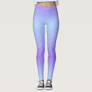 Lila och violett mönster leggings