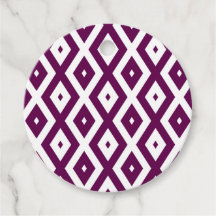 Lila och vit diamant mönster