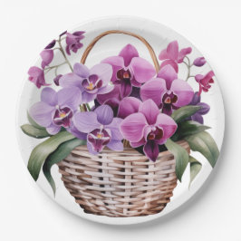 Lila och vit Orchids Bröllop