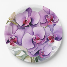 Lila och vit Orchids Bröllop