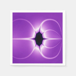 Lila och vit rektangel pappersservett