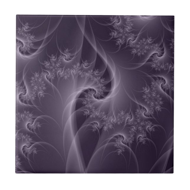 Lila och vit vrid kakelplatta (Framsidan)