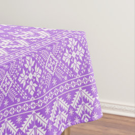 Lila och Vita julmässan Isle Mönster