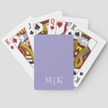 Lila och Vitt | Modernt monogram
