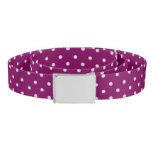 Lila och vitt Polka dots, Magenta