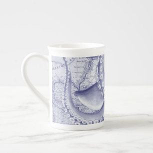 Lila Octopus-kompass Benporslin Mugg