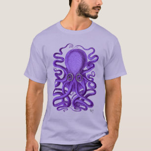 Lila Octopus T-shirt