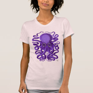 Lila Octopus T Shirt