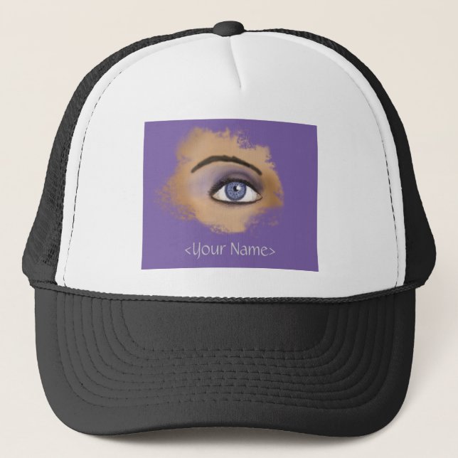 Lila Öga Makeup Keps (Framsida)