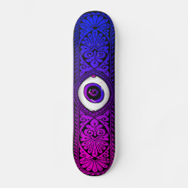 Lila Öga Mini Skateboard Bräda 18,5 Cm