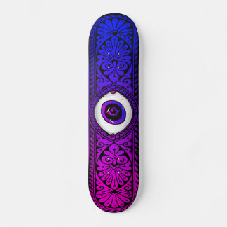 Lila Öga Mini Skateboard Bräda 18,5 Cm