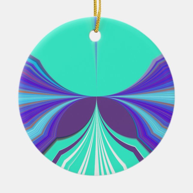 Lila Öga.png Julgransprydnad Keramik (Framsidan)