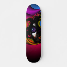 Lila öga skateboard bräda 21,5 cm