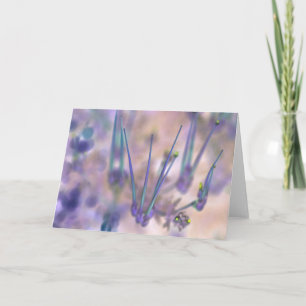 Lila Ogräs Utdrag designkort Kort