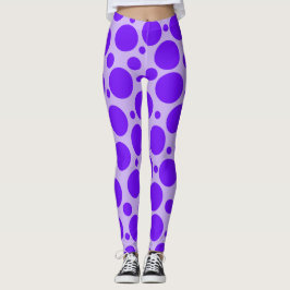 Lila om Lila Polka Dot Leggings