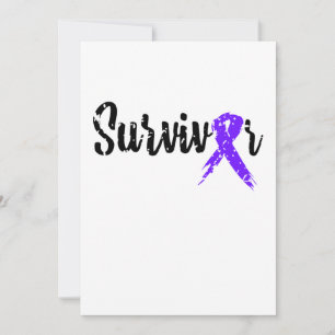 Lila om överlevande Ribbon Breast Cancer Awareness Spara Datumet