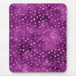 Lila Ombre Glam Glitter Polka dots Mönster Musmatta
