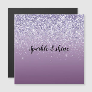 Lila Ombre Glitter