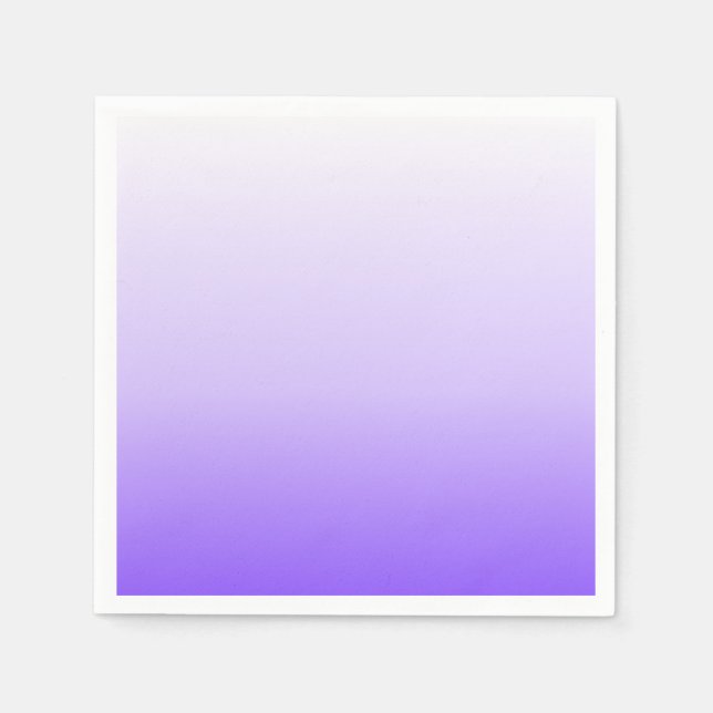 Lila Ombre Gradient Pappersservett (Framsidan)