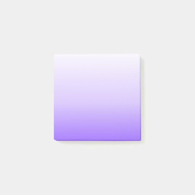 Lila Ombre Gradient Post-it Block (Framsida)