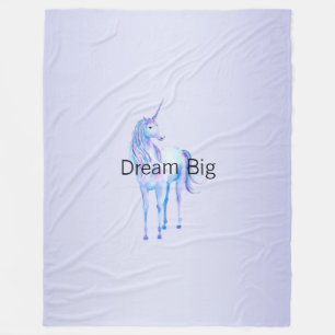 Lila Ombre Magic Unicorn Fleecefilt