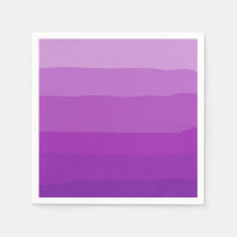 Lila Ombre Papper Napkins