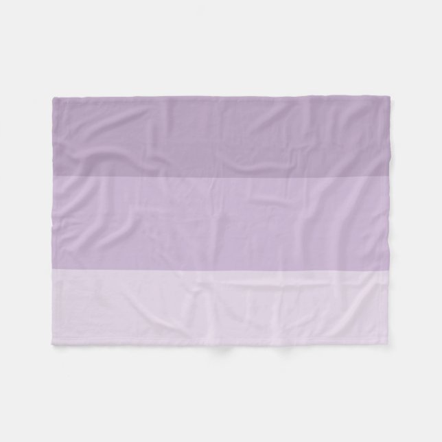 Lila Ombre Stripe Fleecefilt (Framsidan (Horisontell))