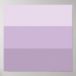 Lila Ombre Stripe Poster