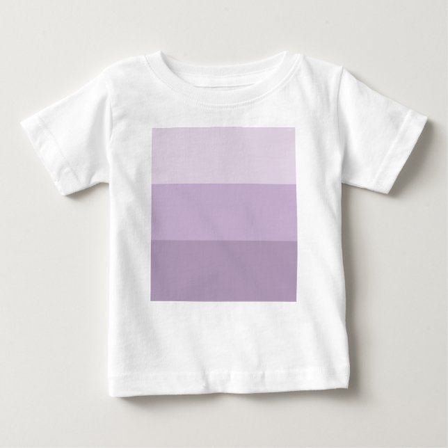 Lila Ombre Stripe T Shirt (Framsida)