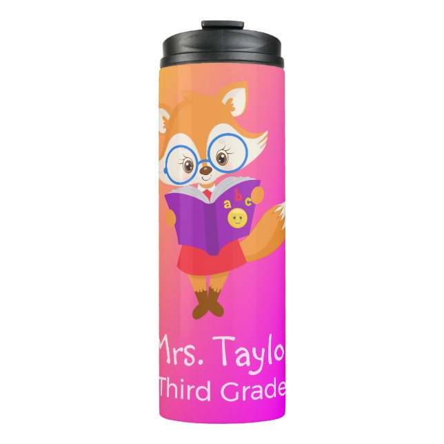 Lila Ombre Teacher's Gift Fox (Framsida)