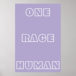 Lila One Tävling Human Quote Text Poster