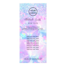 lila opal gemstone faux glitter opal-rackkort