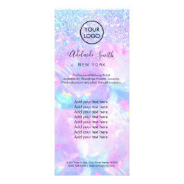 lila opal gemstone faux glitter opal-rackkort reklamkort