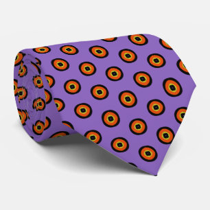Lila Orange Black Grönt Dot Mönster Slips
