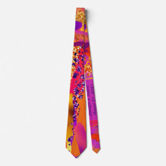 Lila Orange Bröllop Slips