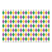 LILA ORANGE GULT MARDI GRAS THEME