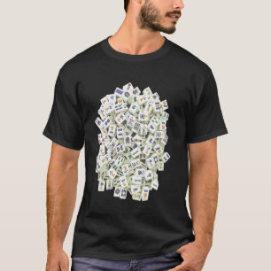 Lila & Orange Mah Jong-brickor, Mah Jongg Mahjong T Shirt