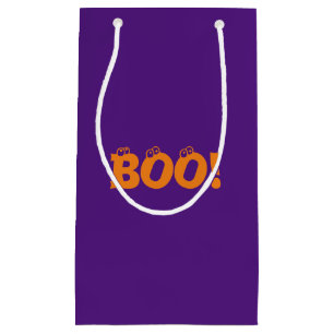Lila orange ögonbollar, typografi Halloween
