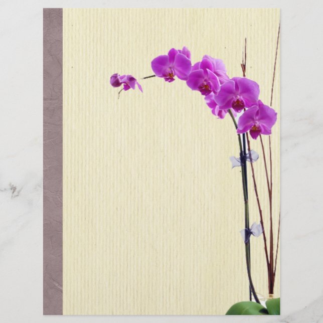 Lila orchid (Framsida)