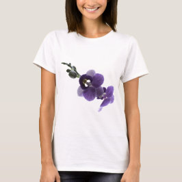 Lila orchid-blomma t shirt