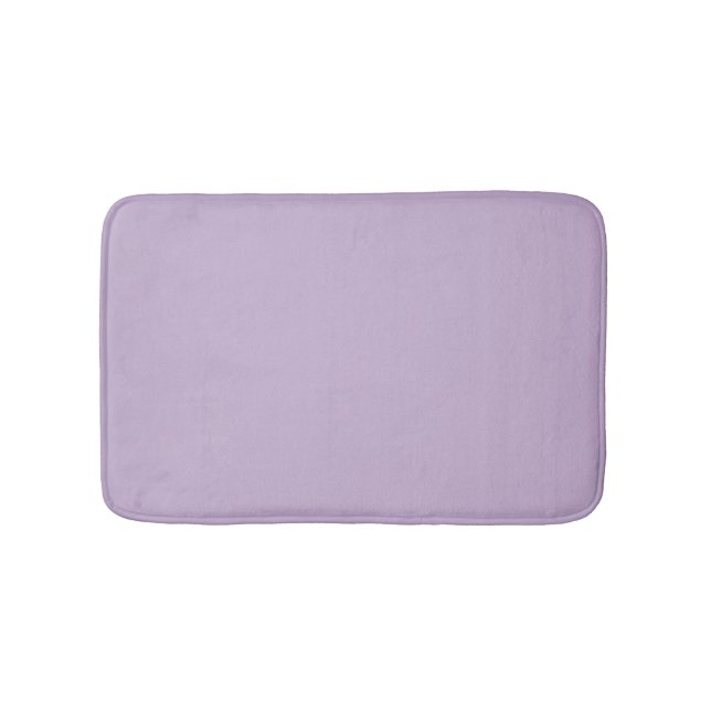 Lila Orchid Bloom Solid Färg Skriv ut Badrumsmatta (Framsidan)