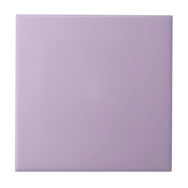 Lila Orchid Bloom Solid Färg Skriv ut Kakelplatta (Framsidan)