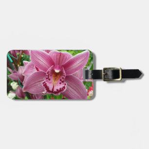 Lila Orchid Elegant Blommigt Bagagebricka
