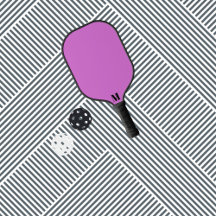 Lila Orchid Funk och Black Modern Monogram