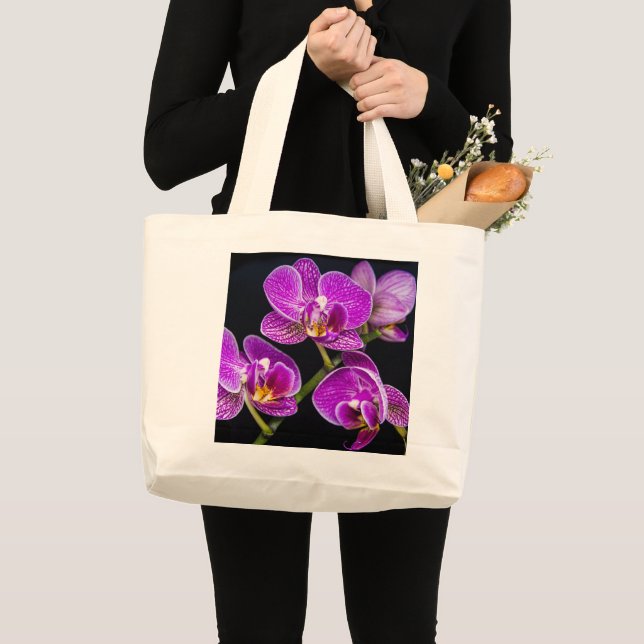 Lila orchid jumbo tygkasse (Framsida (produkt))