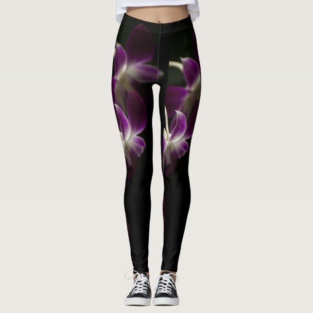 Lila orchid leggings (Framsida)