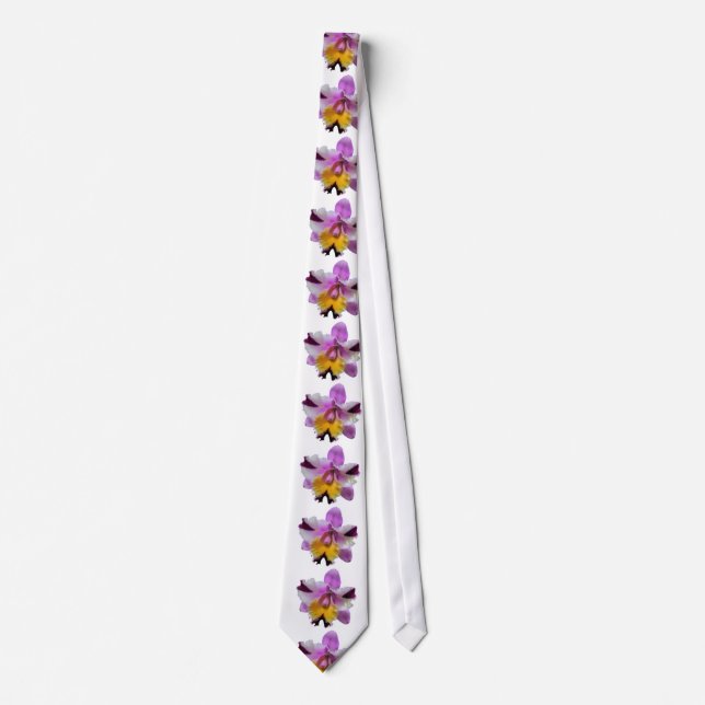 Lila Orchid Necktie Slips (Framsida)