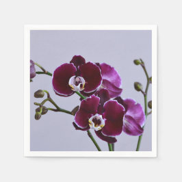 Lila Orchid Pappersservett