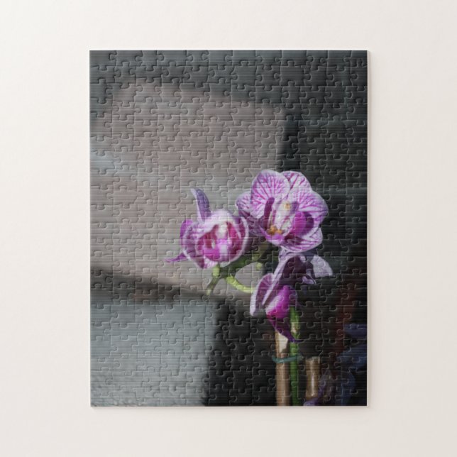 Lila Orchid Pussel (Vertikal)