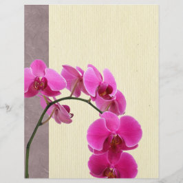 Lila orchid reklamblad
